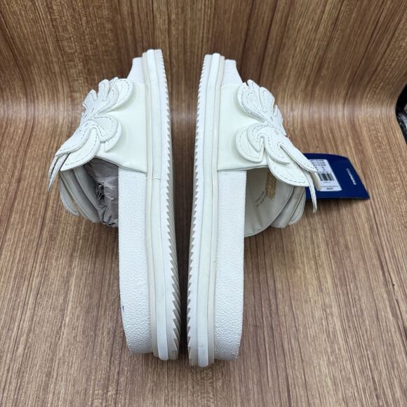 Farm Rio Monstera Off White Platform Anatomical Slides Sandals US 10/EU 42 NWT - Picture 11 of 15